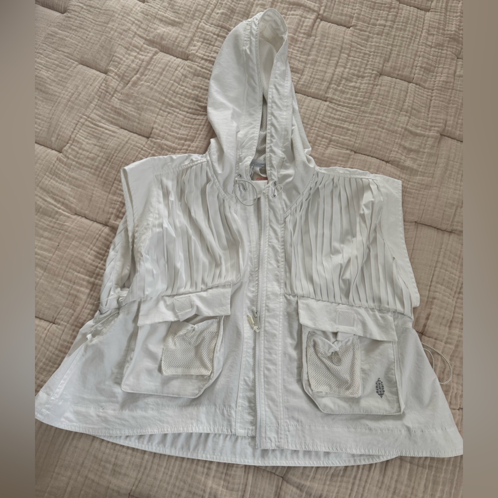 FP Movement by Free People White Hooded Vest